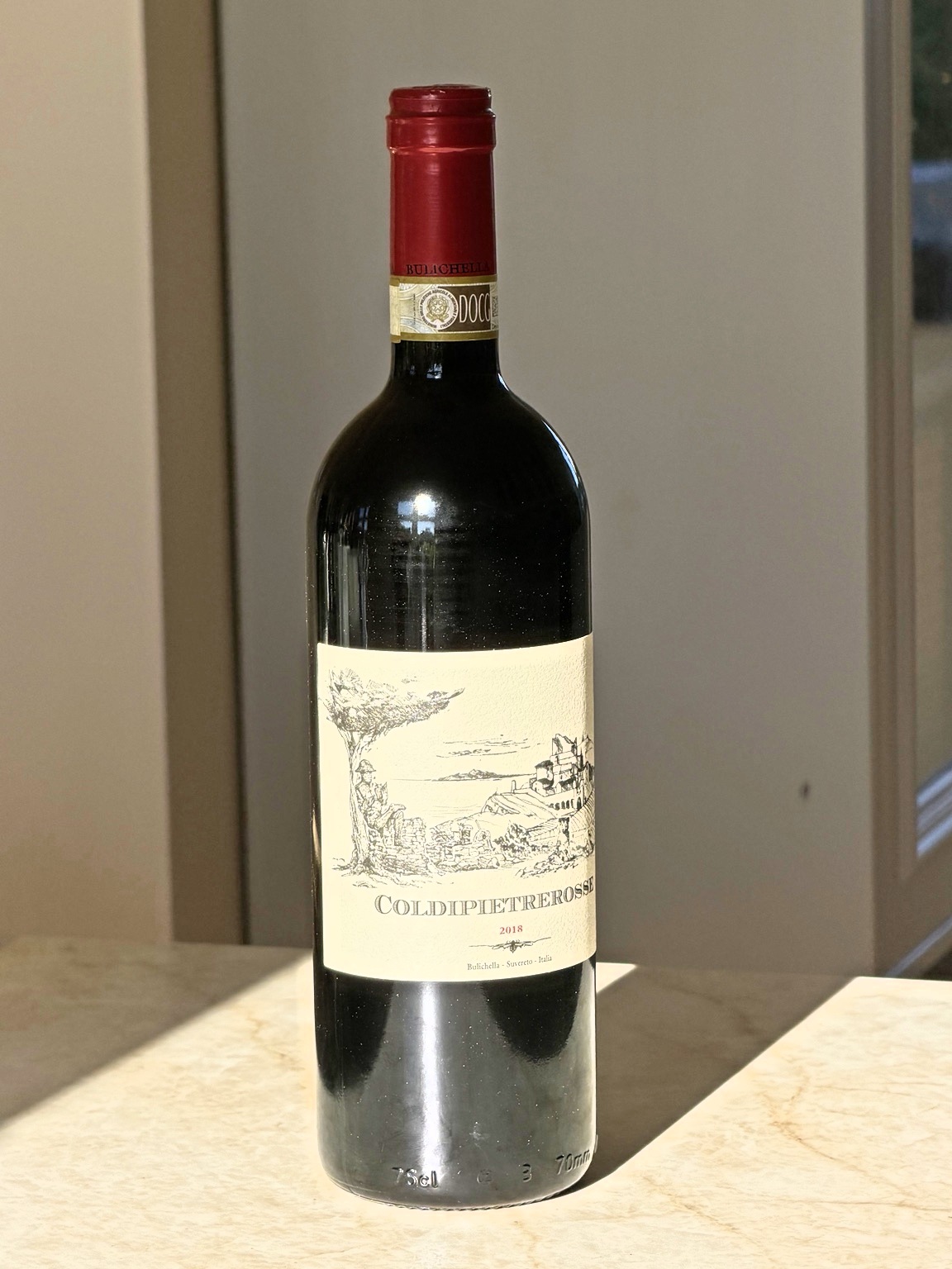 Bulichella Coldipietrerosse 2018 flaske