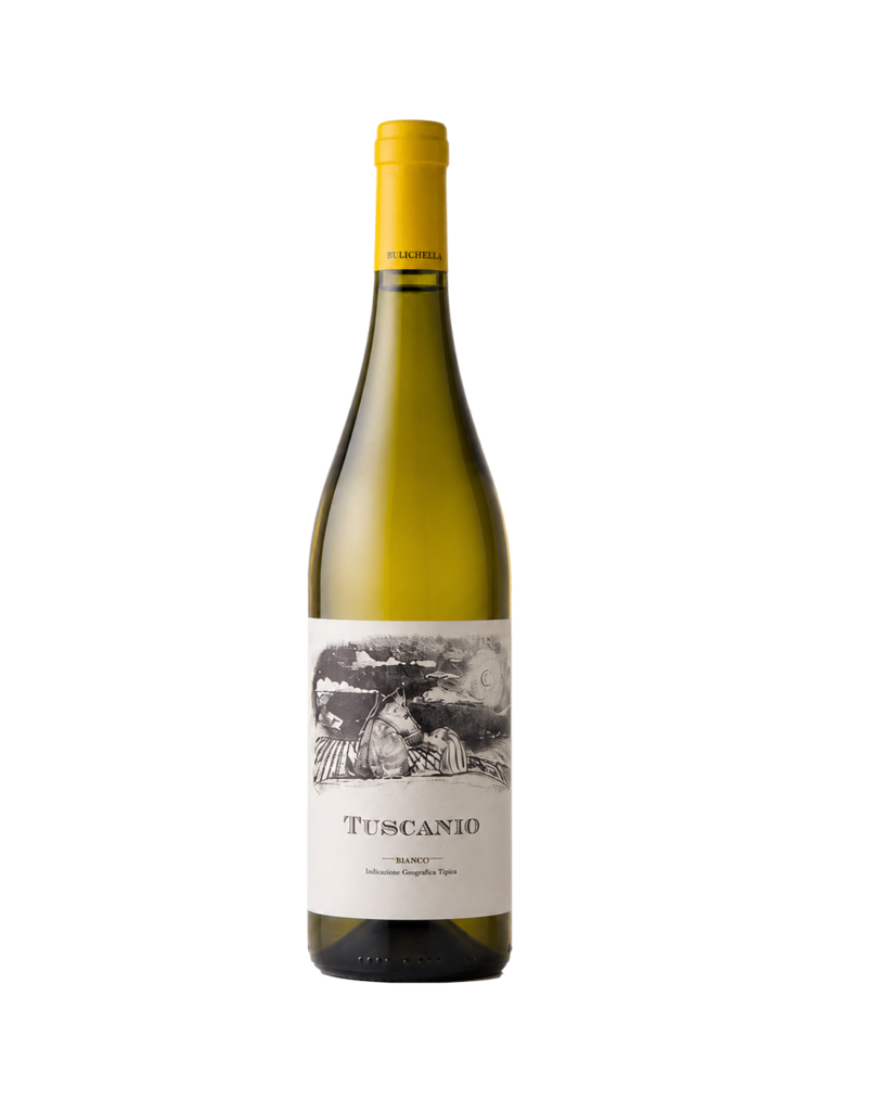Bulichella Tuscanio Bianco vinflaske