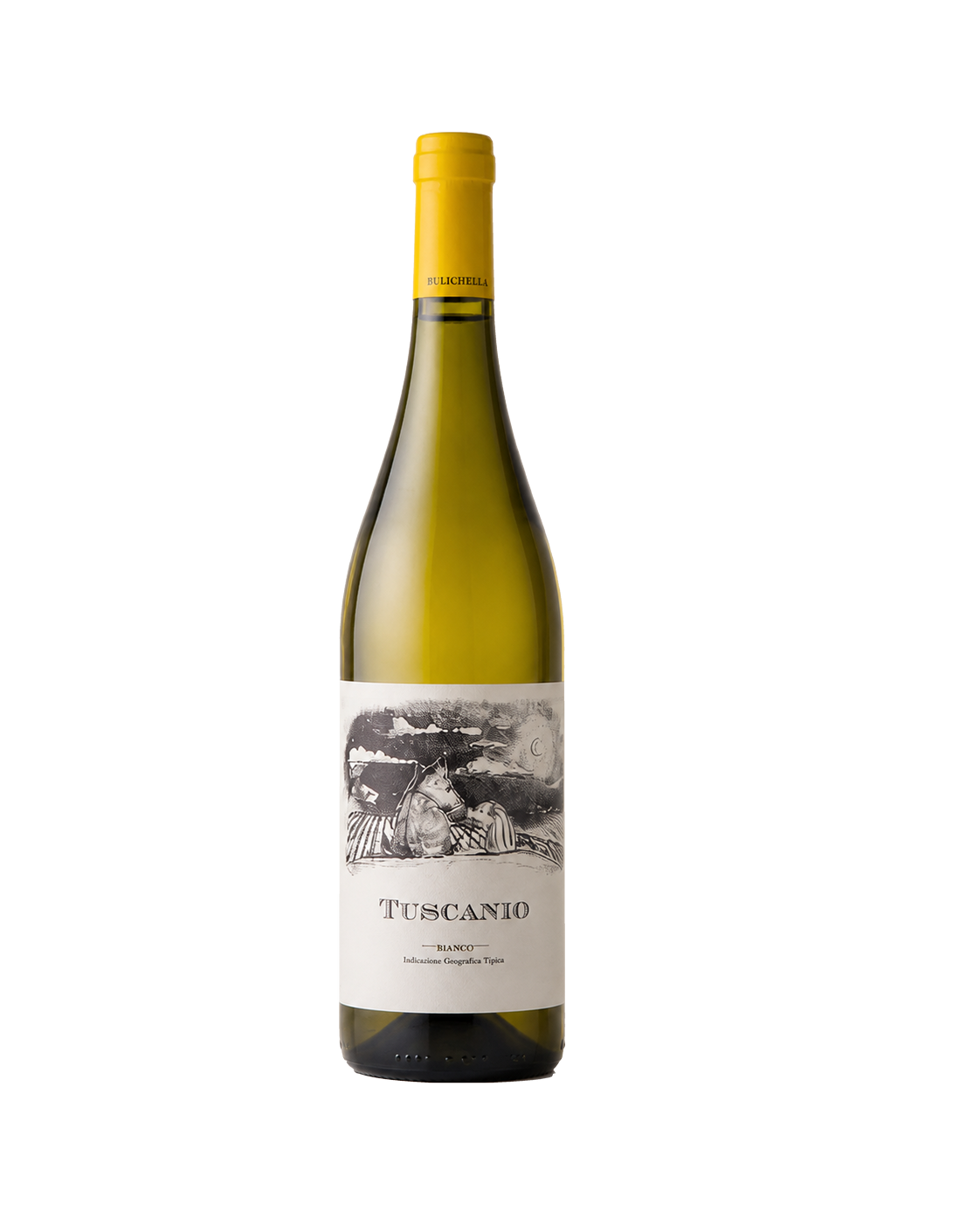 Bulichella Tuscanio Bianco vinflaske